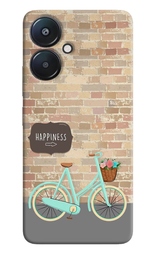 Happiness Artwork Redmi 13C 5G Hard Case Back Cover by Casekaro