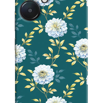 Flowers Redmi 13C 5G Hard Case Back Cover by Casekaro