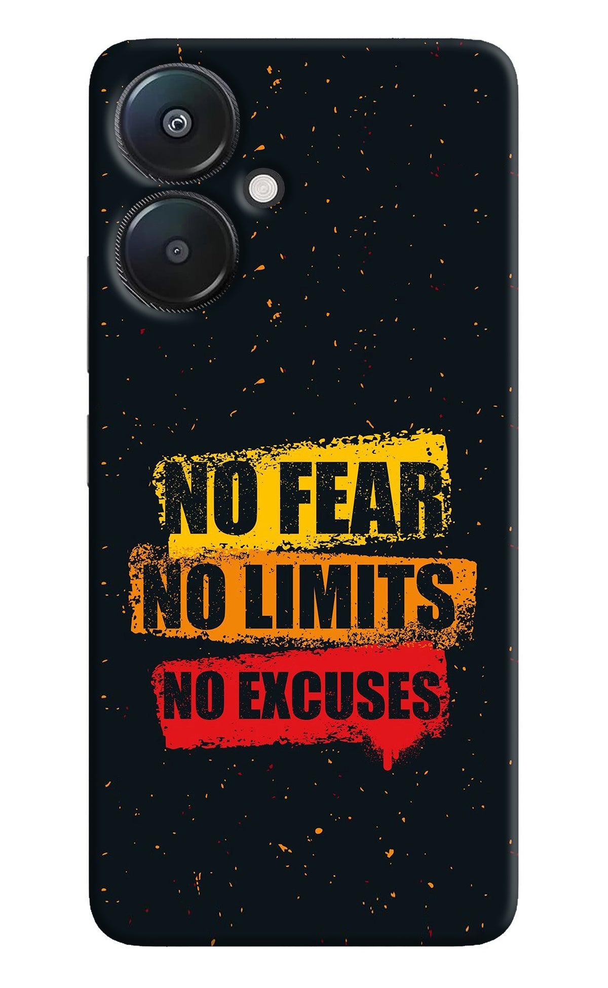 No Fear No Limits No Excuse Redmi 13C 5G Back Cover