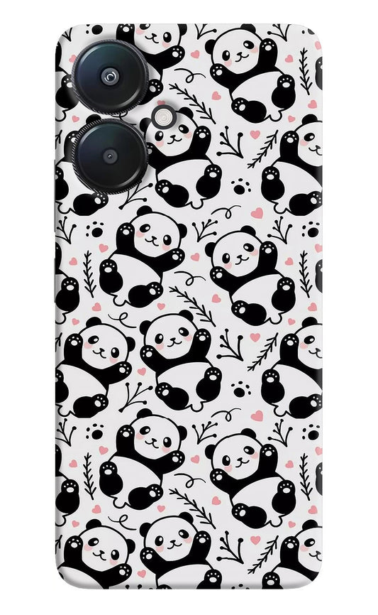 Cute Panda Redmi 13C 5G Back Cover