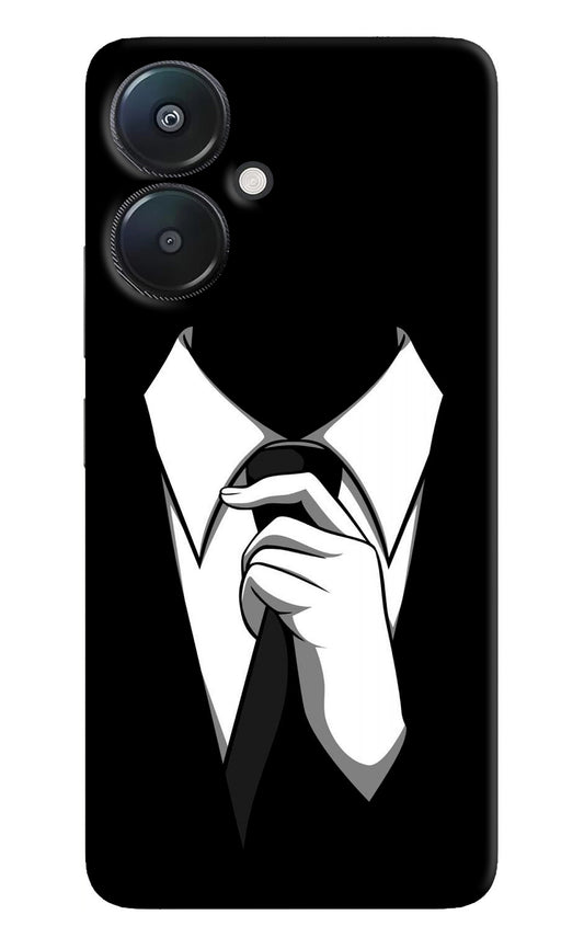 Black Tie Redmi 13C 5G Back Cover