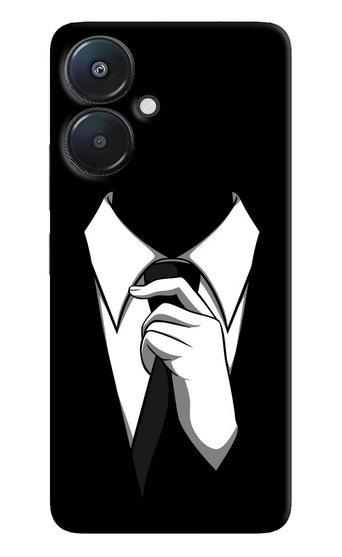 Black Tie Redmi 13C 5G Hard Case Back Cover by Casekaro