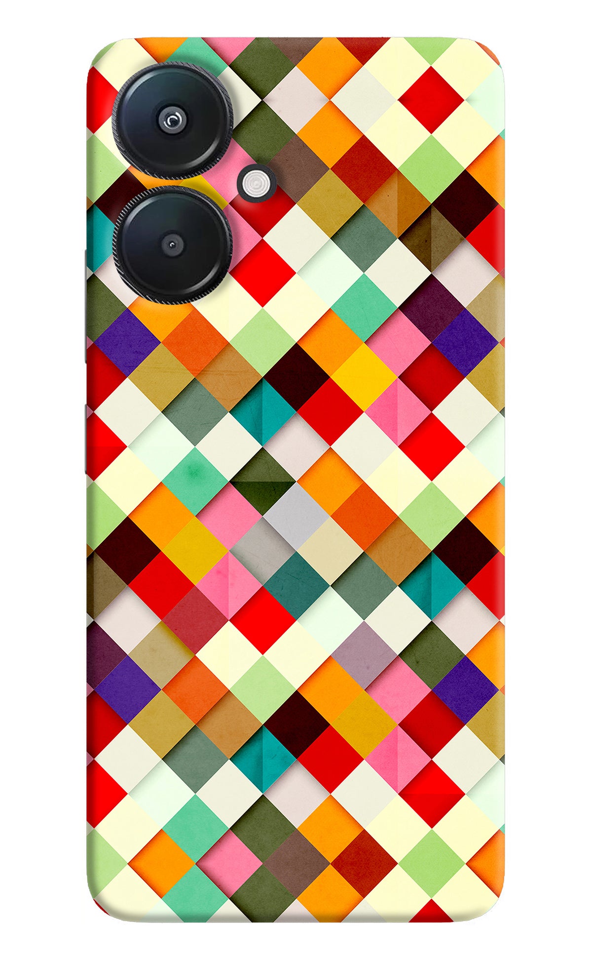 Geometric Abstract Colorful Redmi 13C 5G Back Cover