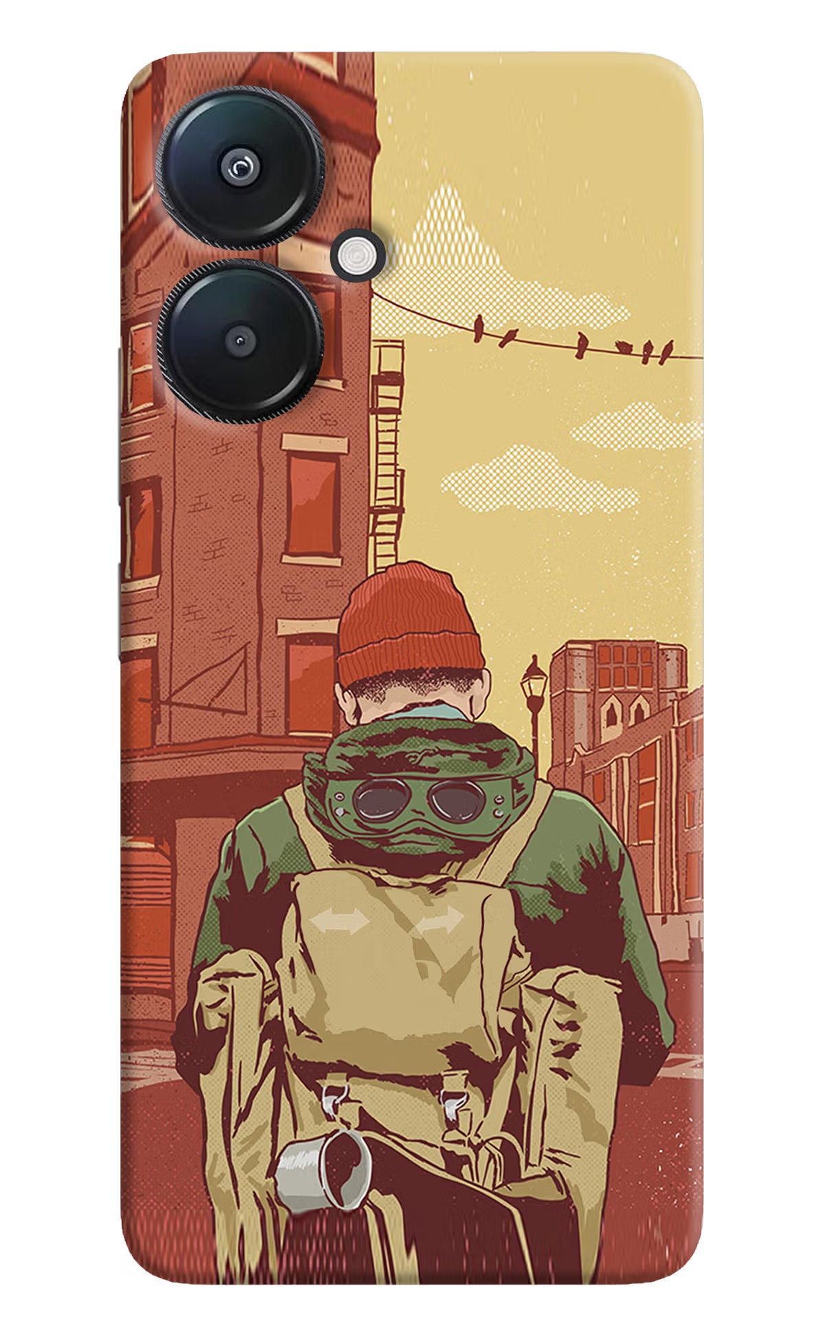 Adventurous Redmi 13C 5G Hard Case Back Cover by Casekaro