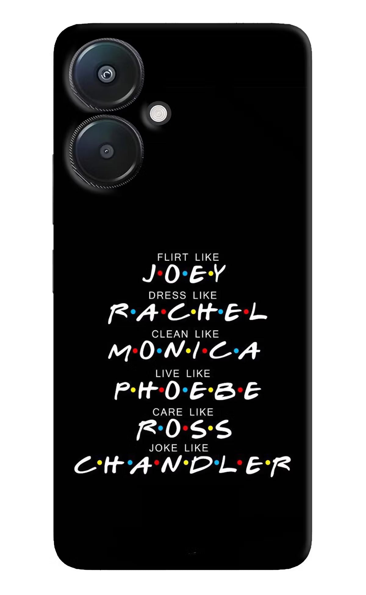 FRIENDS Character Redmi 13C 5G Hard Case Back Cover by Casekaro