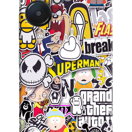 Sticker Bomb Redmi 13C 5G Hard Case Back Cover by Casekaro