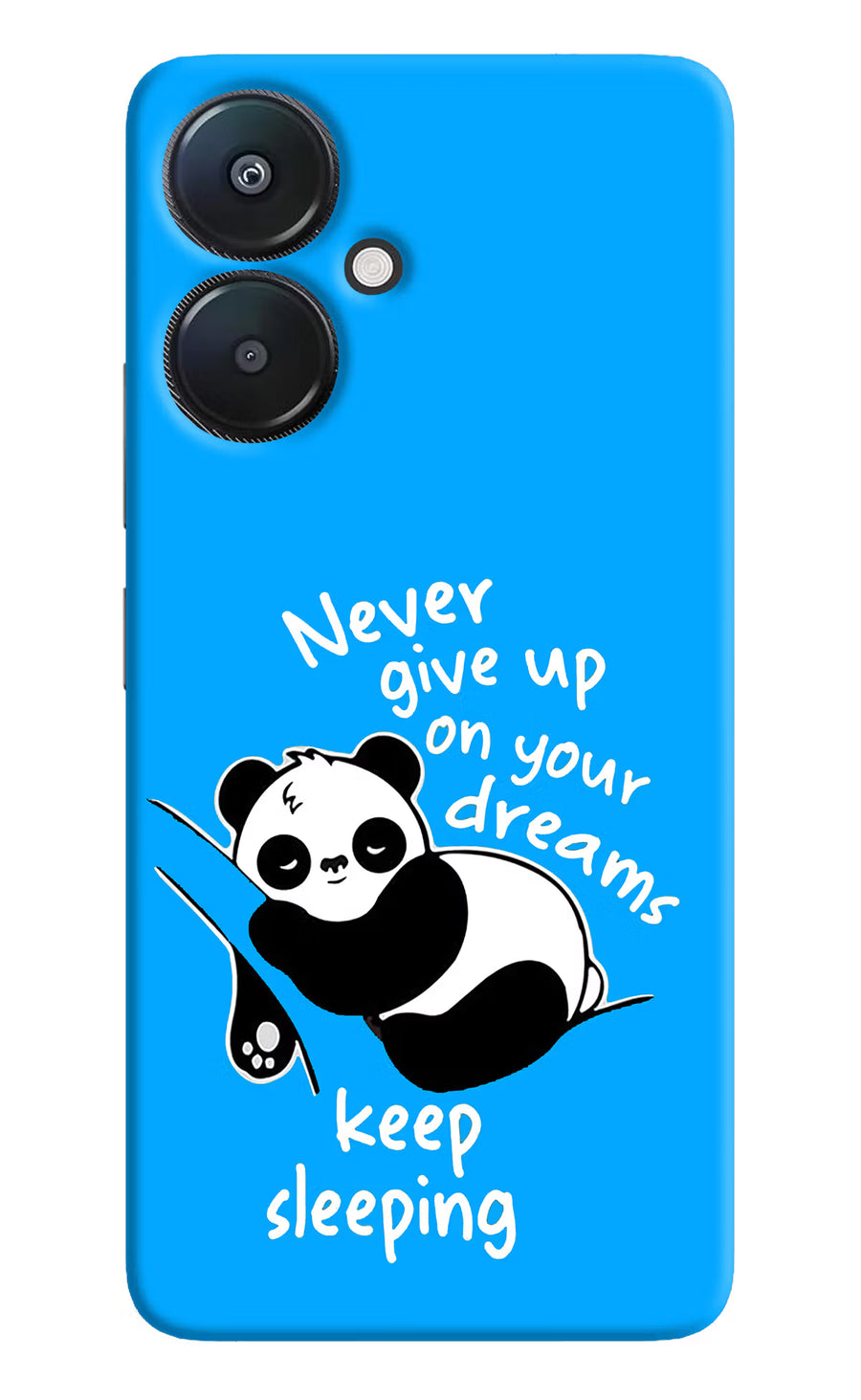 Keep Sleeping Redmi 13C 5G Back Cover, Hard case