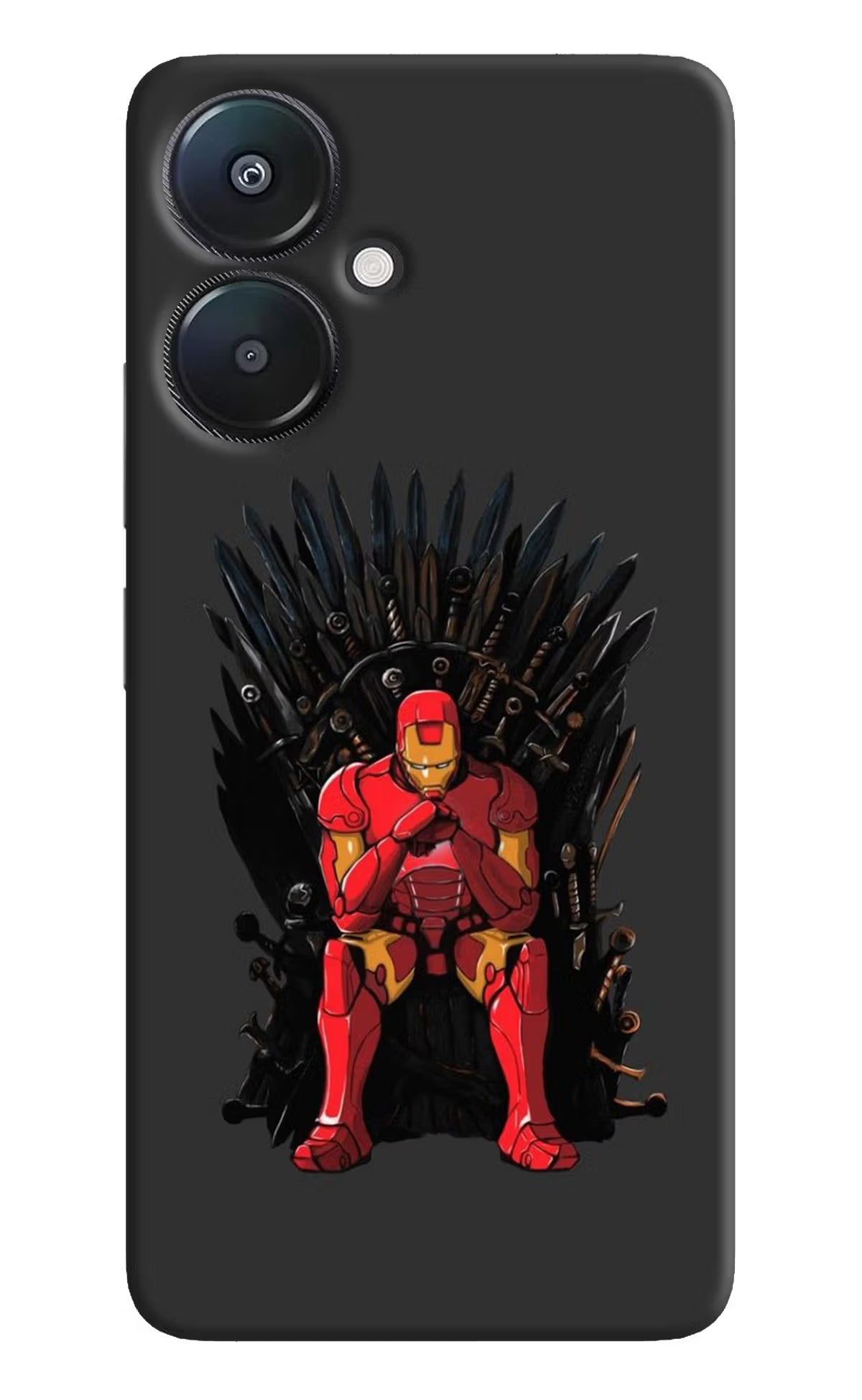 Ironman Throne Redmi 13C 5G Hard Case Back Cover by Casekaro
