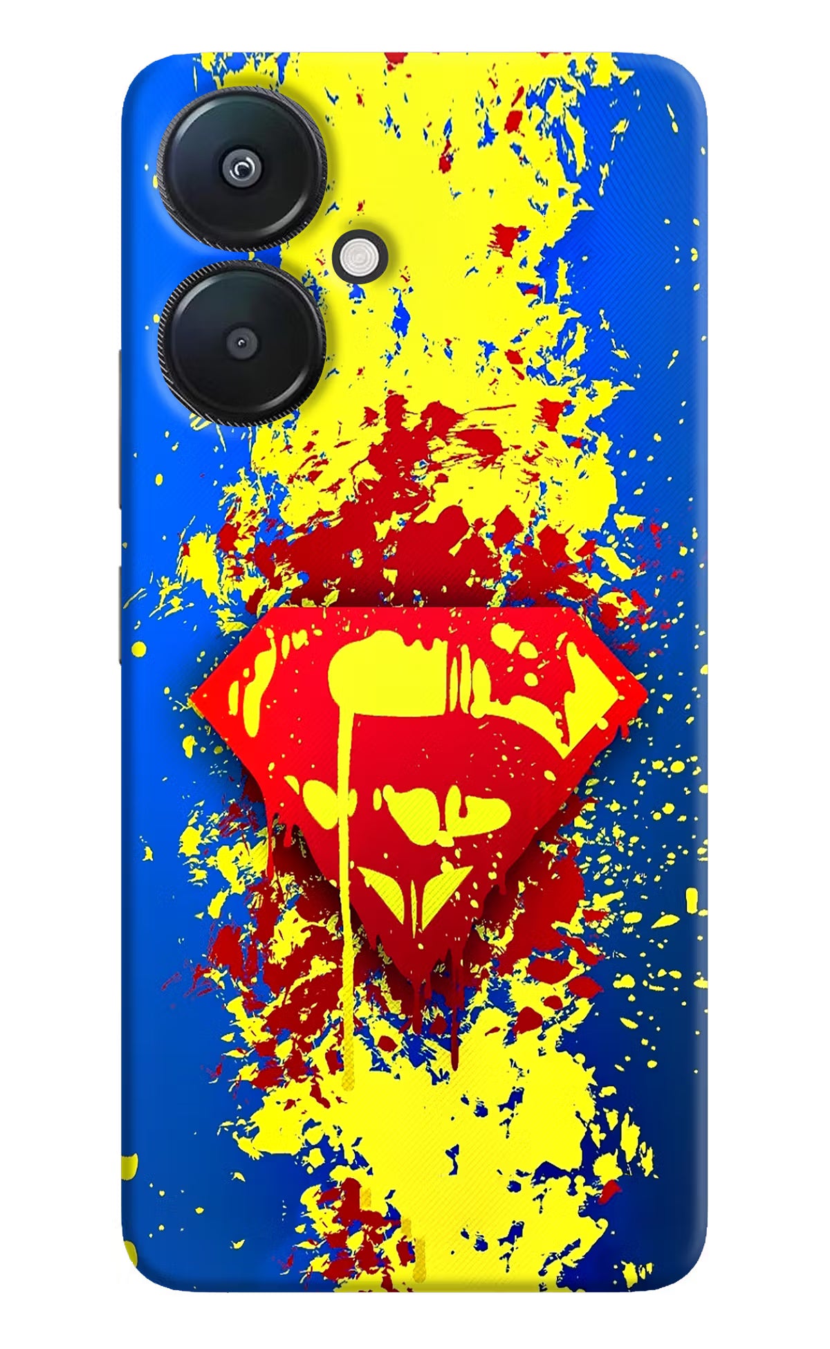 Superman logo Redmi 13C 5G Hard Case Back Cover by Casekaro