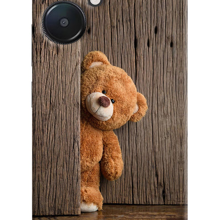 Teddy Wooden Redmi 13C 5G Hard Case Back Cover by Casekaro