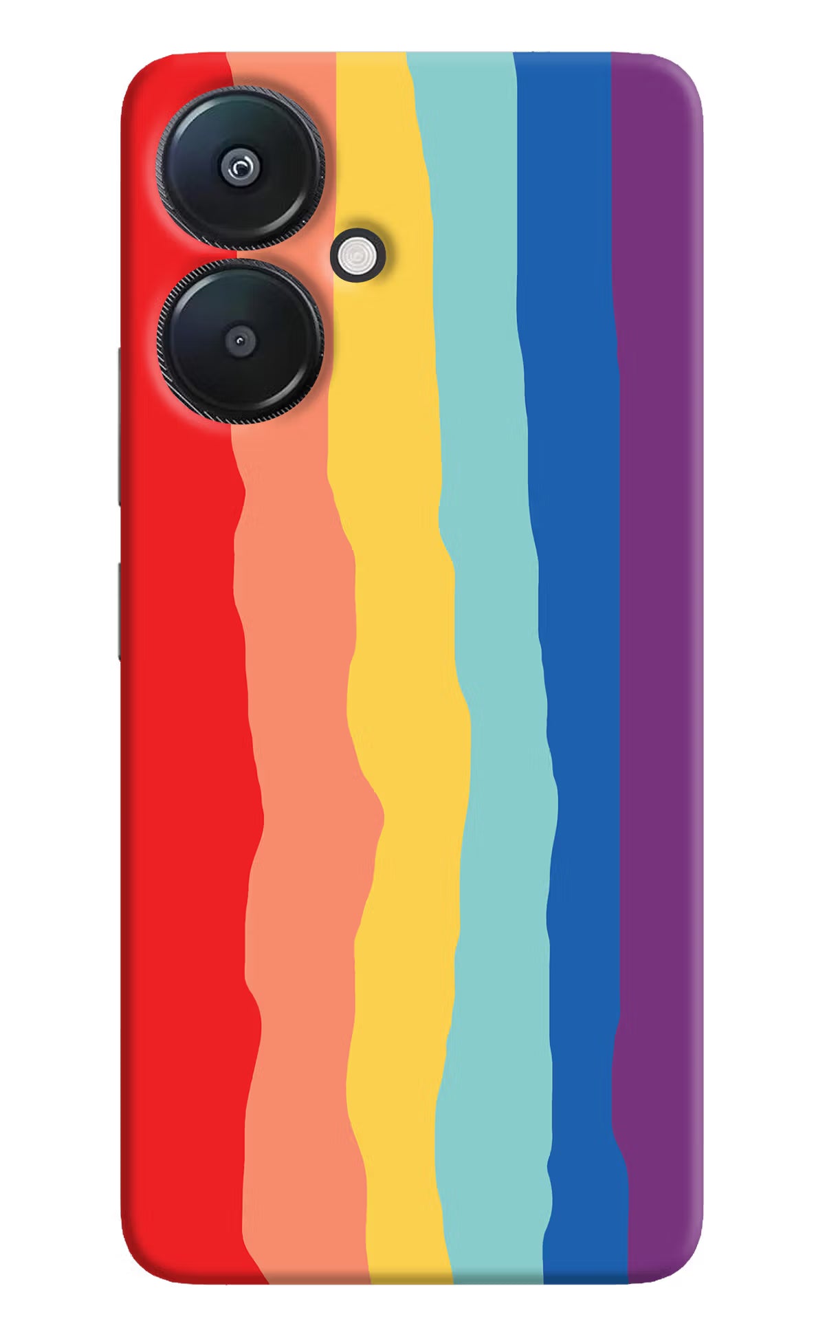 Rainbow Redmi 13C 5G Hard Case Back Cover by Casekaro