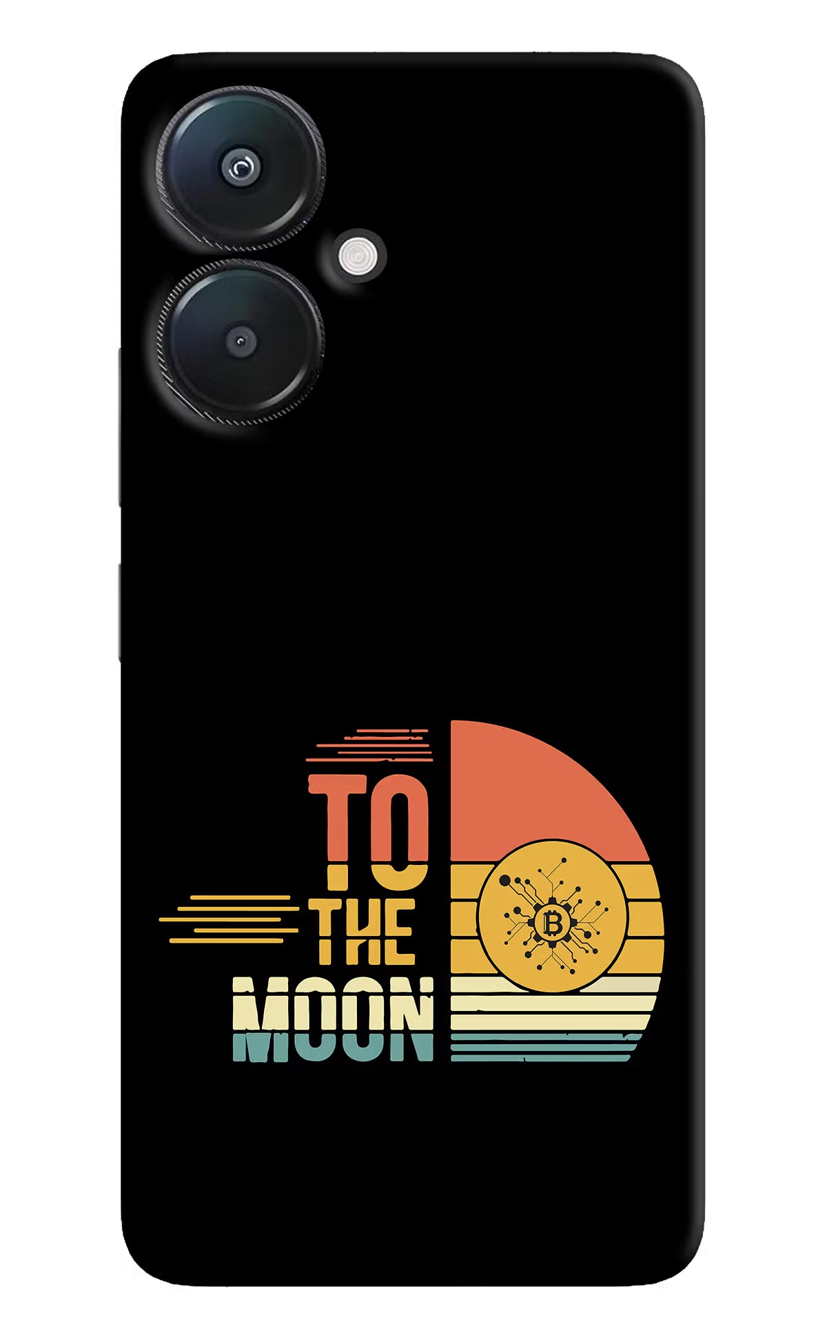 To the Moon Redmi 13C 5G Hard Case Back Cover by Casekaro