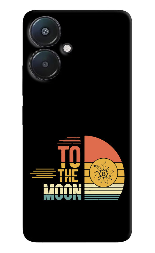 To the Moon Redmi 13C 5G Hard Case Back Cover by Casekaro