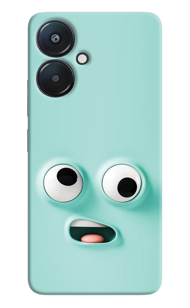 Funny Cartoon Redmi 13C 5G Hard Case Back Cover by Casekaro