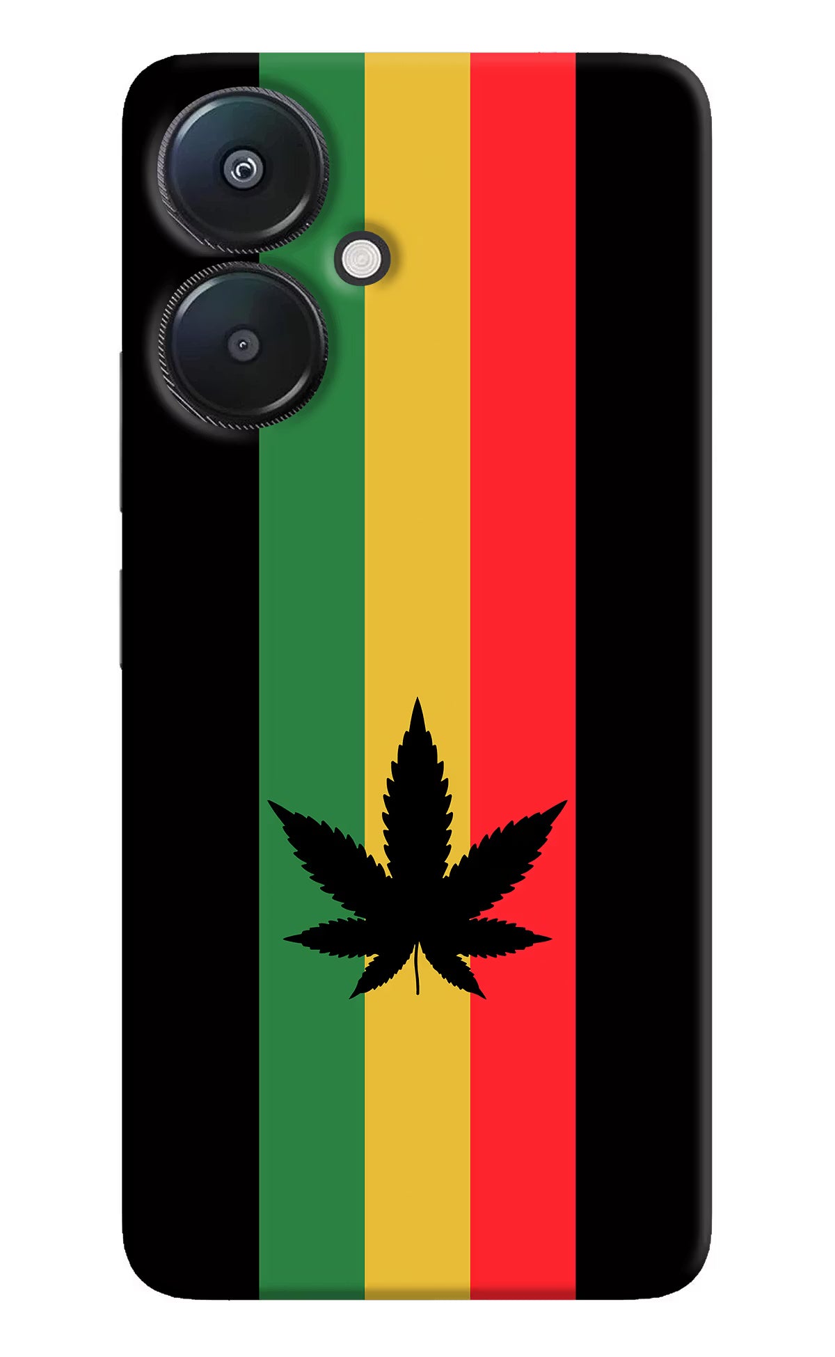 Weed Flag Redmi 13C 5G Hard Case Back Cover by Casekaro