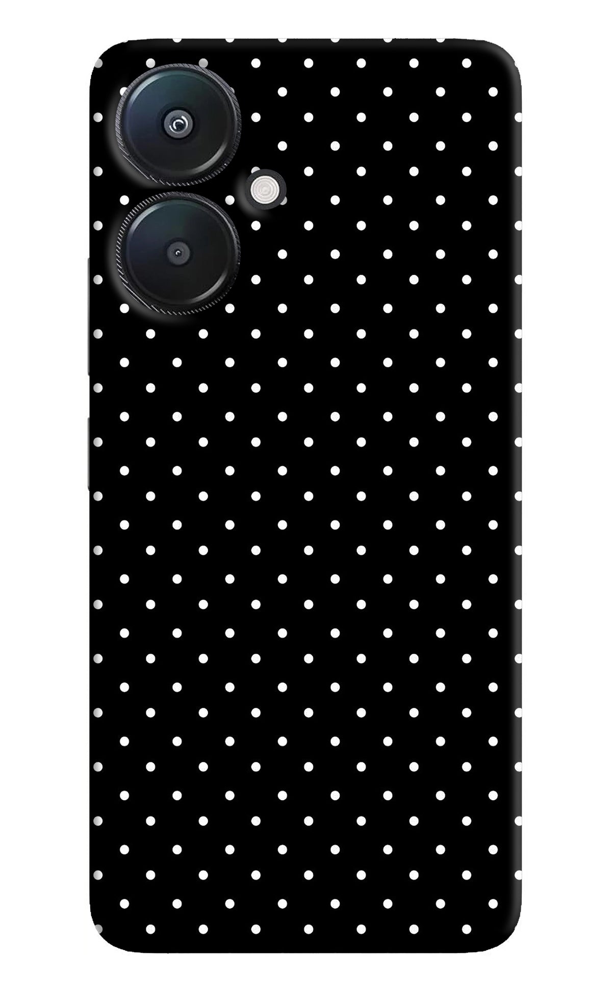 White Dots Redmi 13C 5G Back Cover