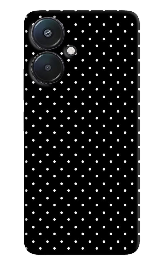 White Dots Redmi 13C 5G Hard Case Back Cover by Casekaro