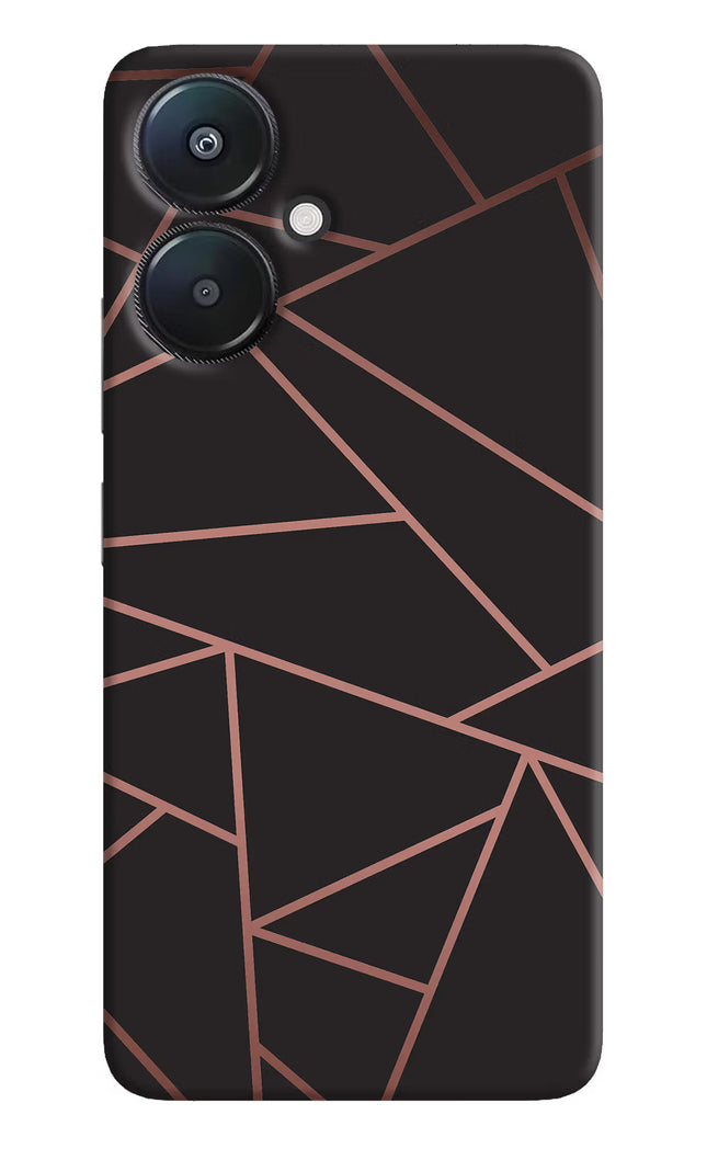 Geometric Pattern Redmi 13C 5G Hard Case Back Cover by Casekaro
