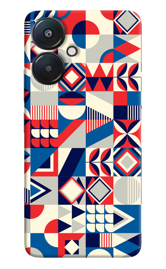 Colorful Pattern Redmi 13C 5G Hard Case Back Cover by Casekaro
