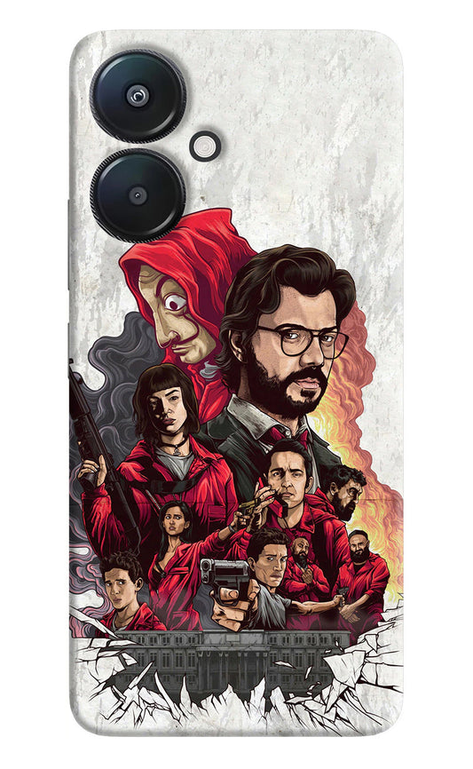 Money Heist Artwork Redmi 13C 5G Back Cover