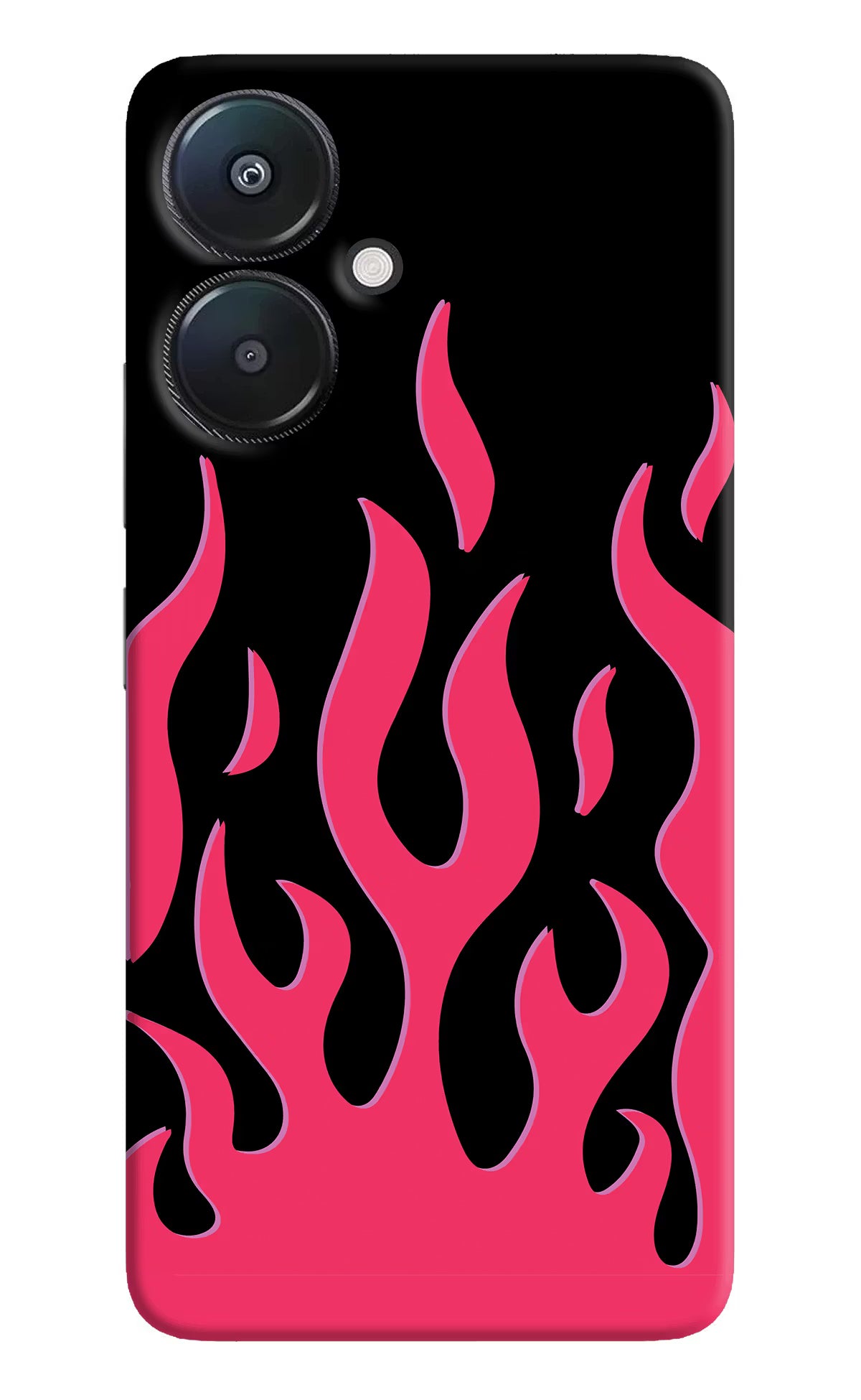 Fire Flames Redmi 13C 5G Hard Case Back Cover by Casekaro