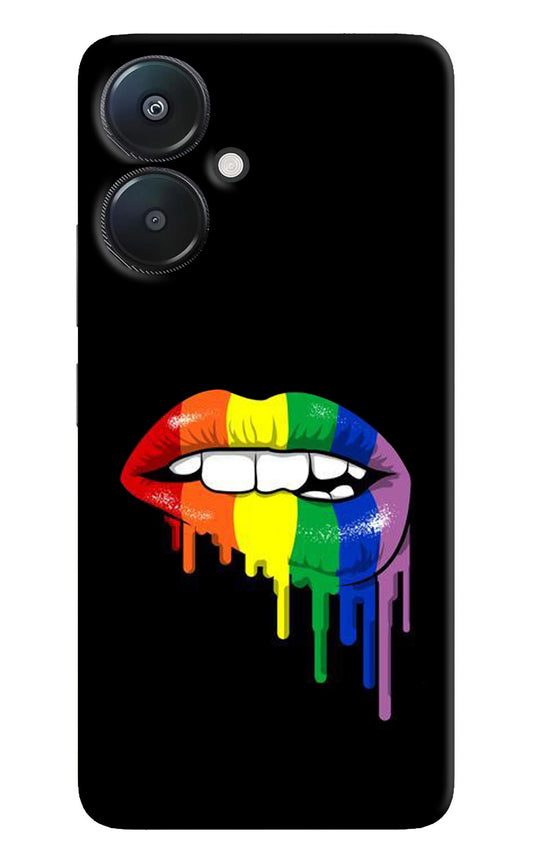 Lips Biting Redmi 13C 5G Back Cover