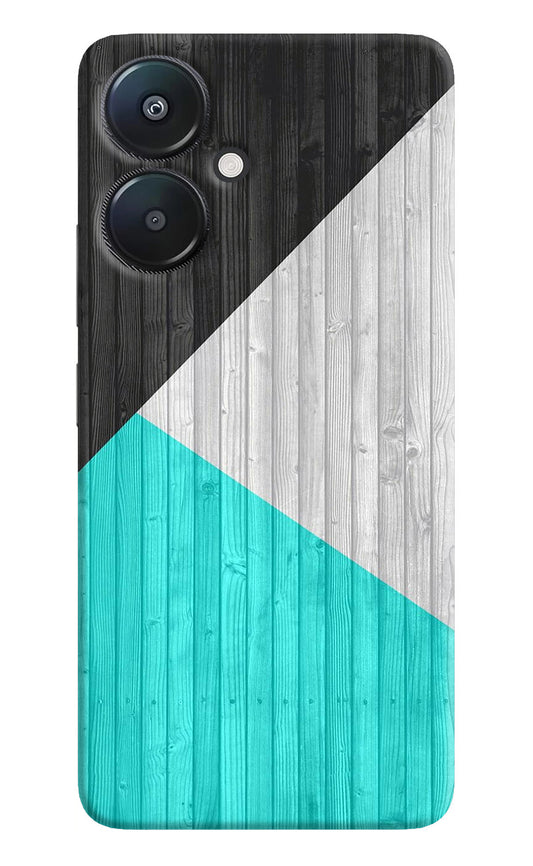 Wooden Abstract Redmi 13C 5G Back Cover