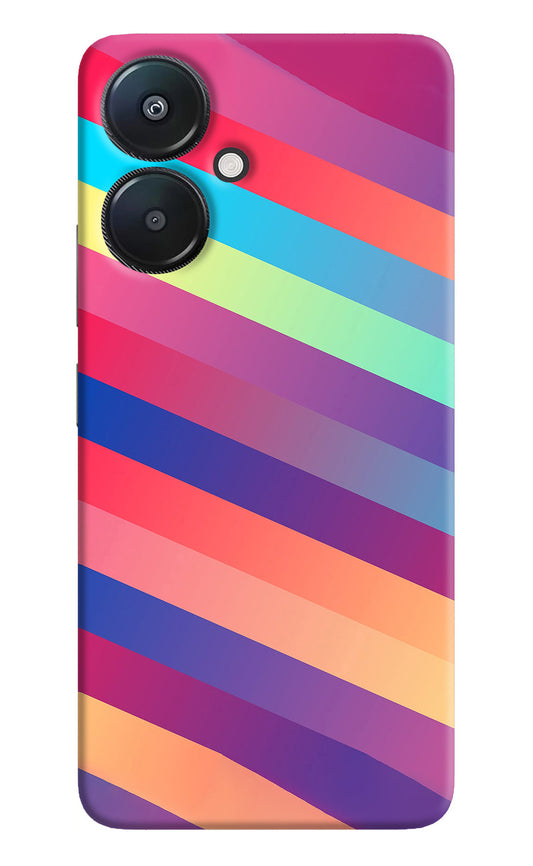 Stripes color Redmi 13C 5G Back Cover