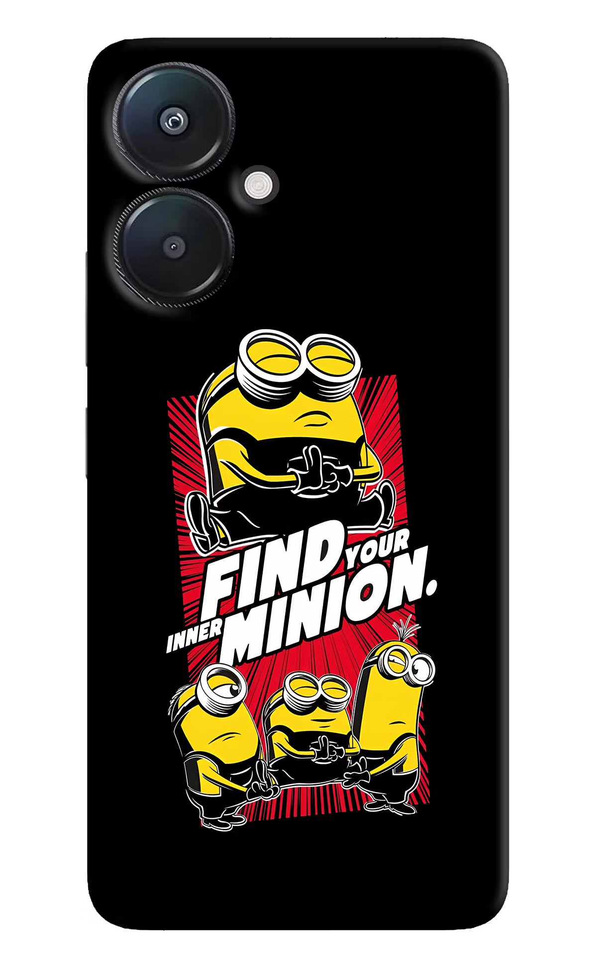 Find your inner Minion Redmi 13C 5G Hard Case Back Cover by Casekaro