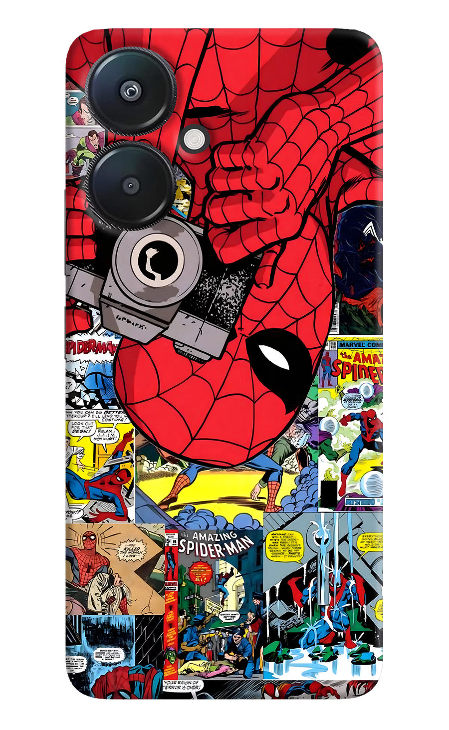 Spider Man Redmi 13C 5G Back Cover, Hard case