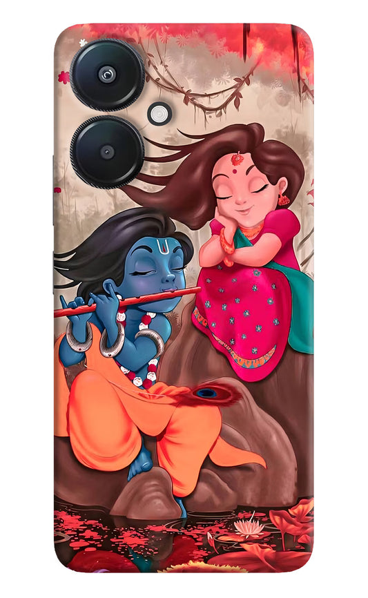 Radhe Krishna Redmi 13C 5G Hard Case Back Cover by Casekaro