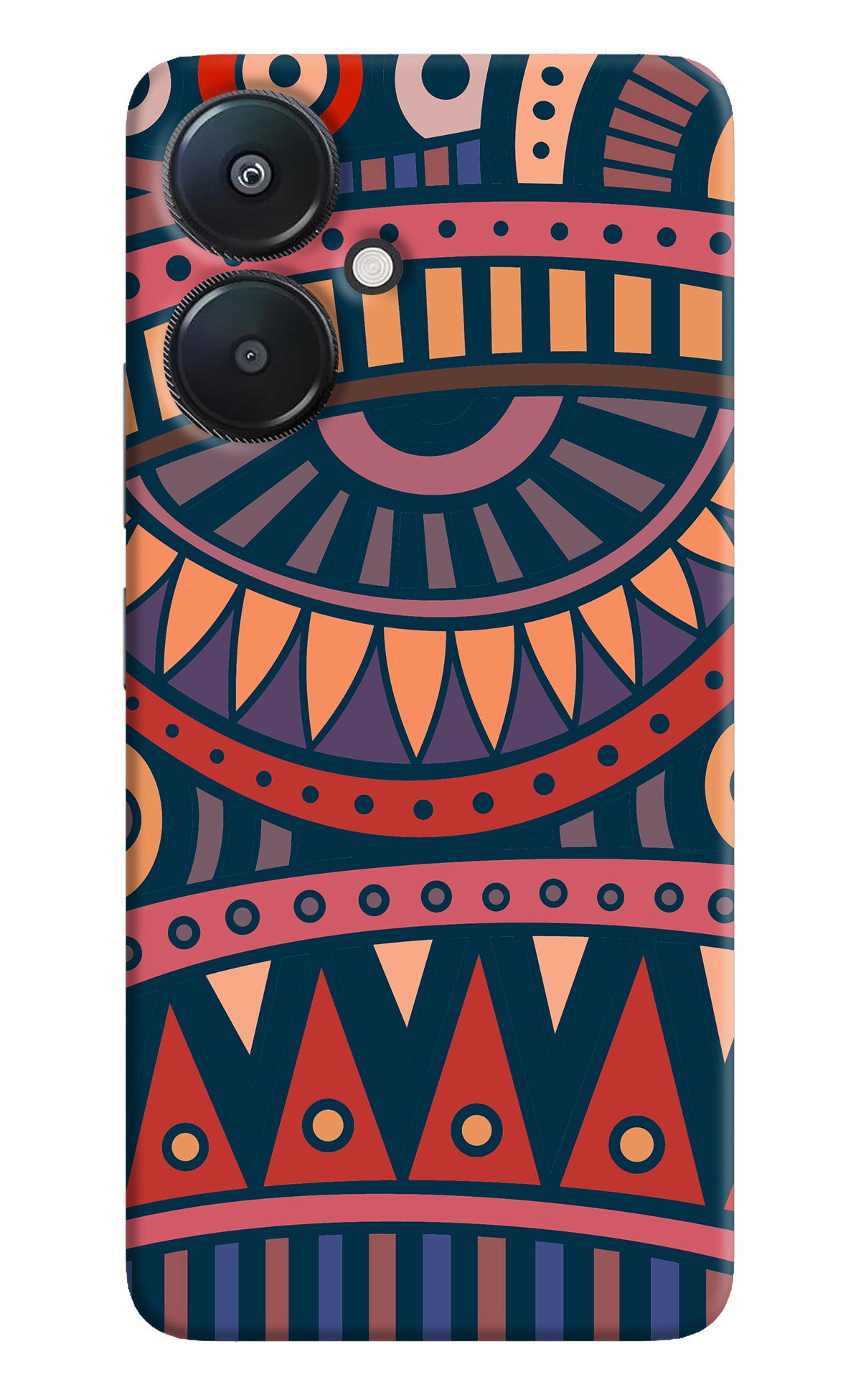 African Culture Design Redmi 13C 5G Back Cover