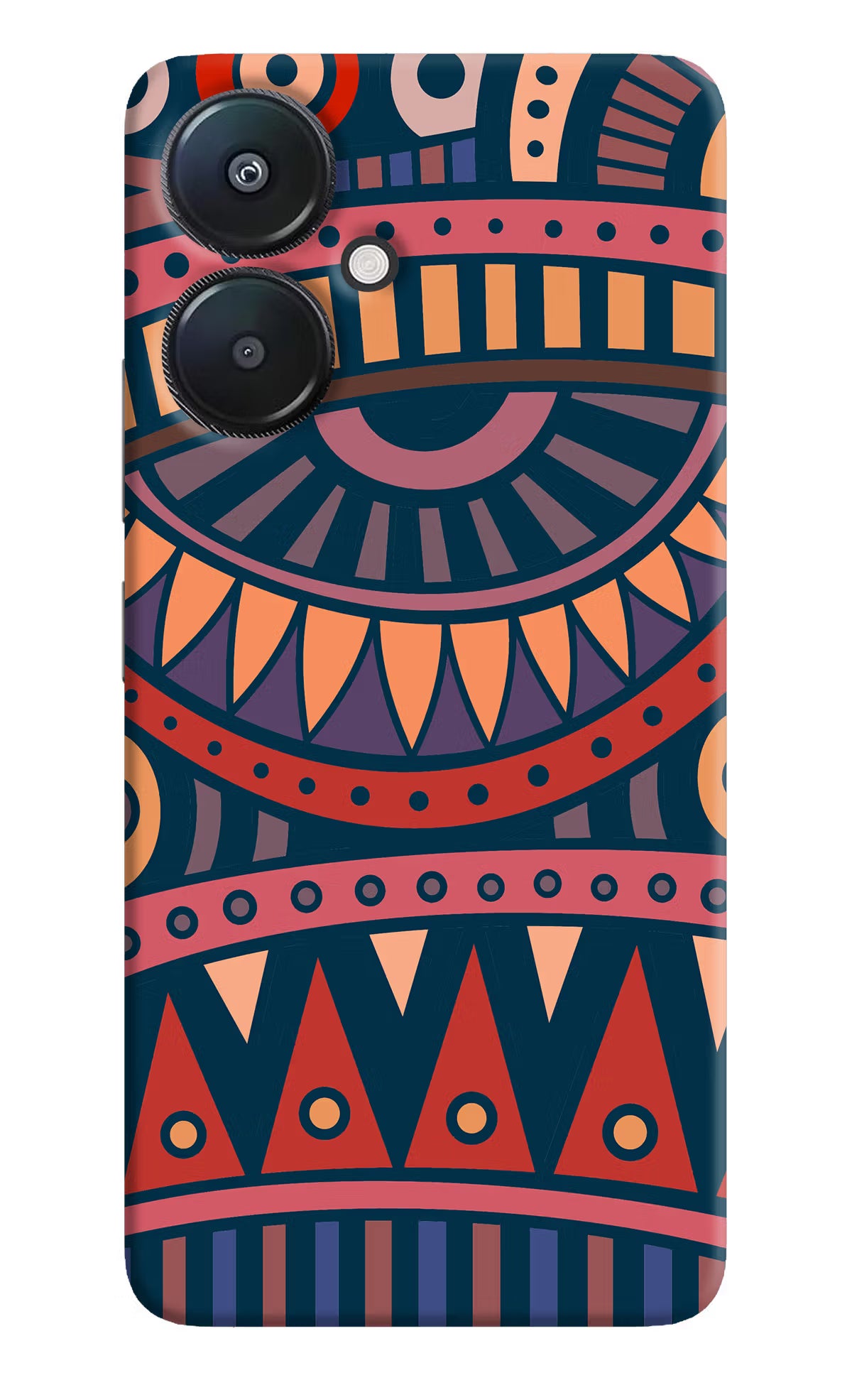 African Culture Design Redmi 13C 5G Hard Case Back Cover by Casekaro