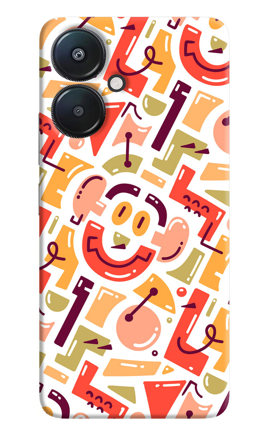 Doodle Pattern Redmi 13C 5G Back Cover