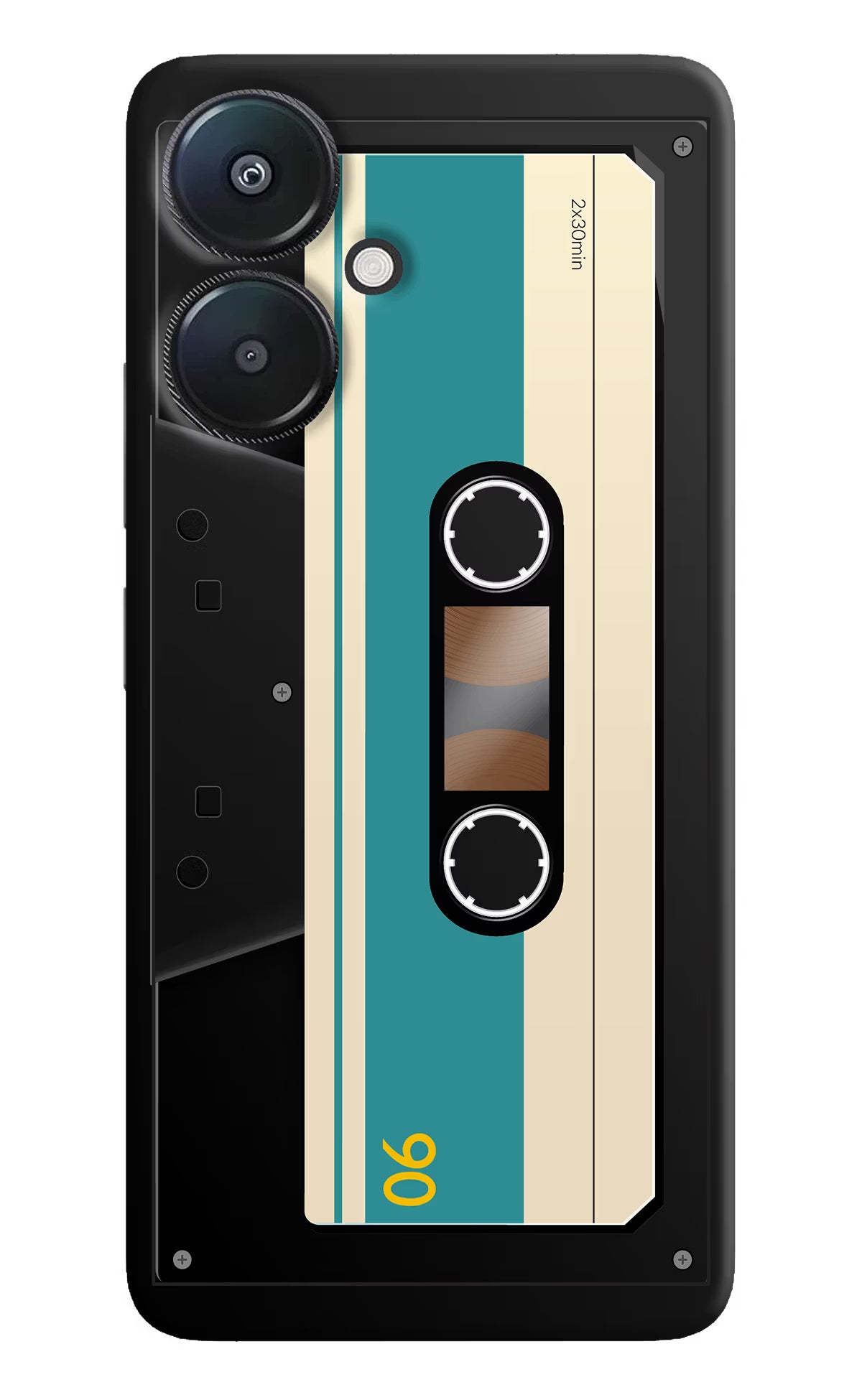 Cassette Redmi 13C 5G Hard Case Back Cover by Casekaro