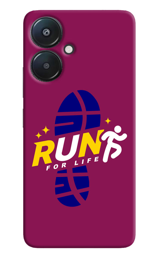 Run for Life Redmi 13C 5G Back Cover