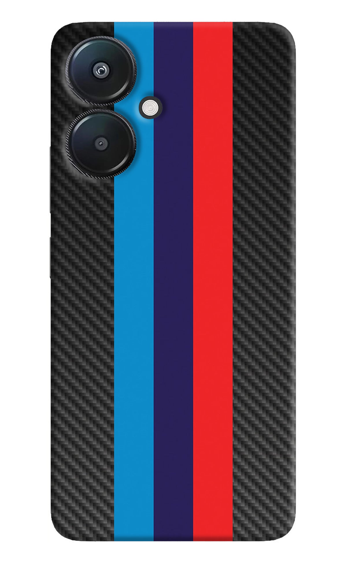 BMW Stripes Pattern Redmi 13C 5G Back Cover