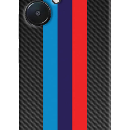 BMW Stripes Pattern Redmi 13C 5G Hard Case Back Cover by Casekaro