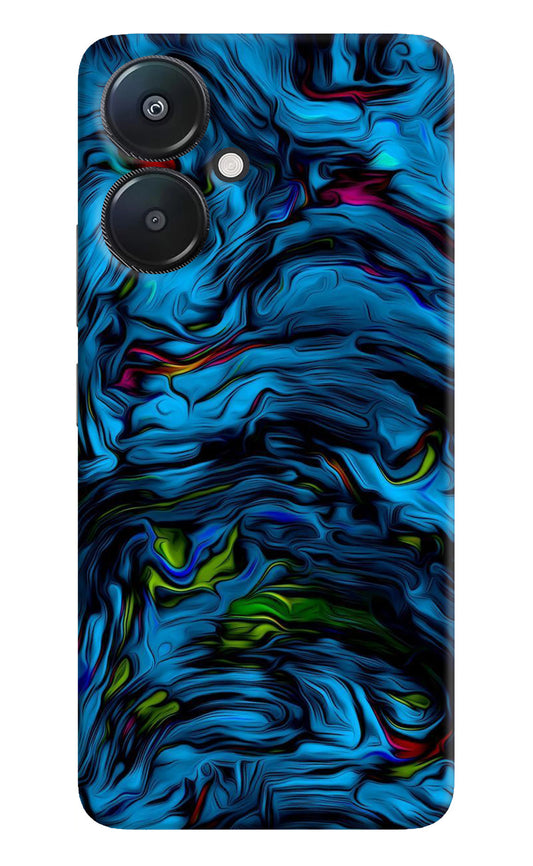 Dark Blue Abstract Redmi 13C 5G Back Cover