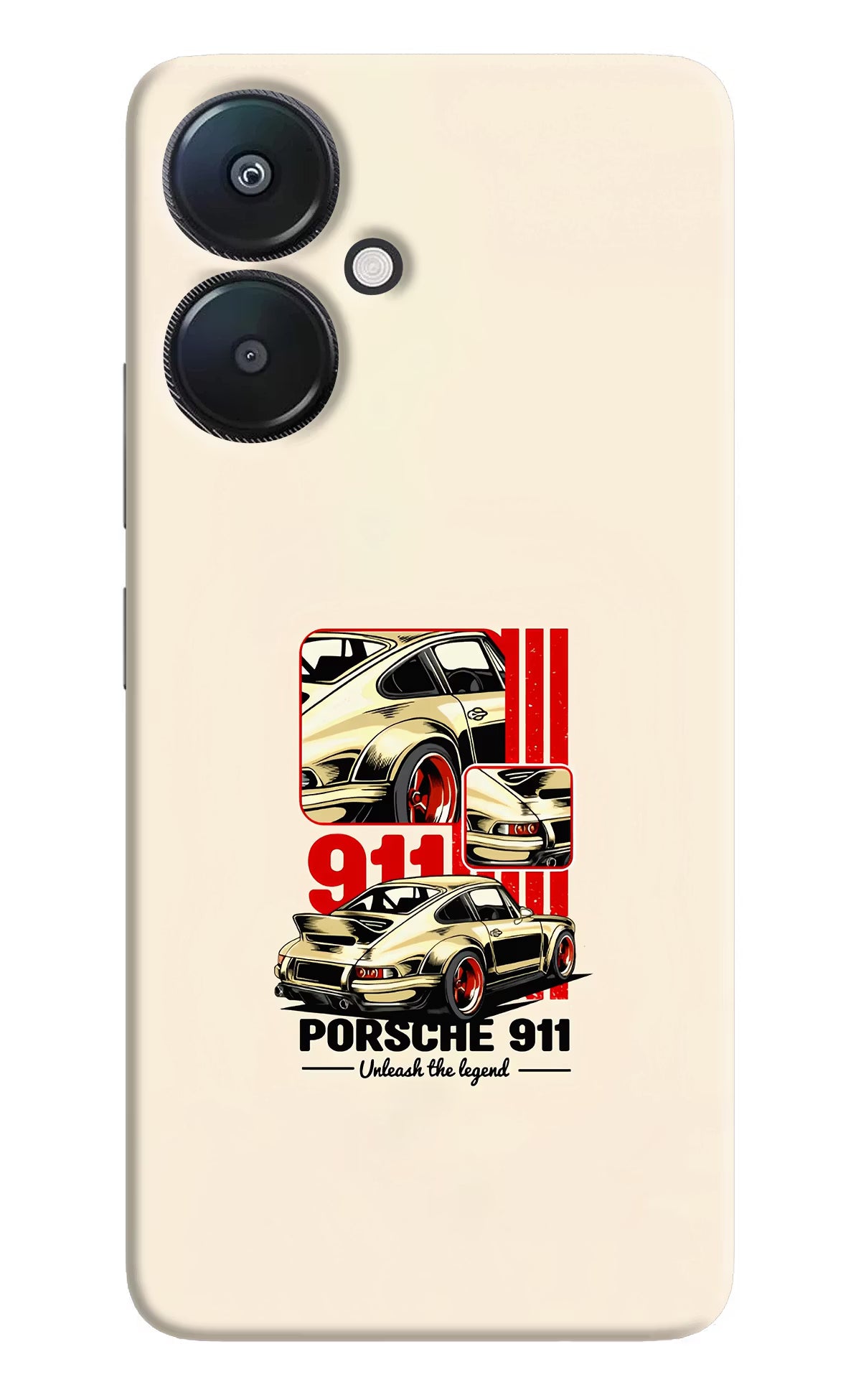 Classic Porsche 911 Redmi 13C 5G Hard Case Back Cover by Casekaro