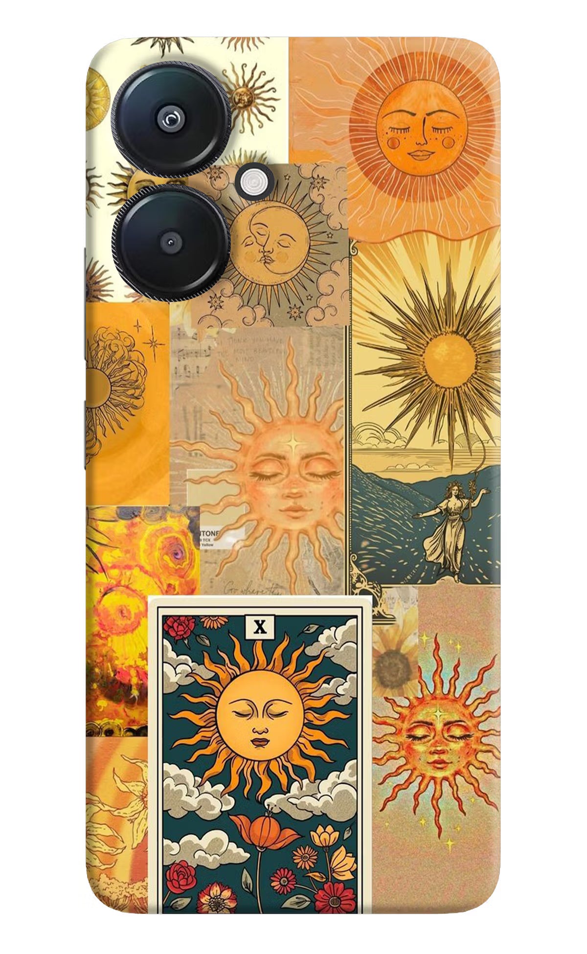 Sun Redmi 13C 5G Hard Case Back Cover by Casekaro
