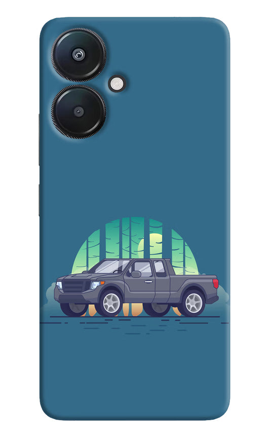 Retro Garage Vibe Redmi 13C 5G Hard Case Back Cover by Casekaro