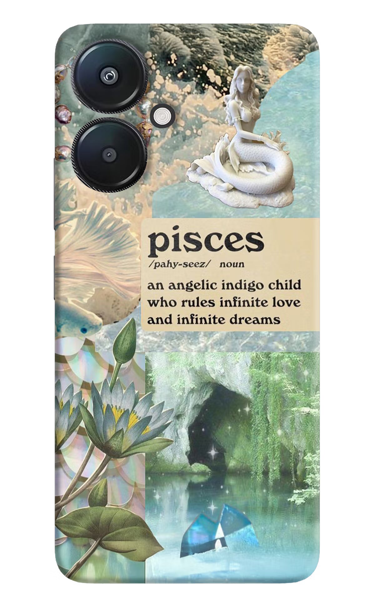 Pisces Zodiac Redmi 13C 5G Hard Case Back Cover by Casekaro