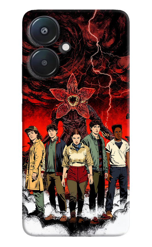 Ordinary Things Characters Redmi 13C 5G Hard Case Back Cover by Casekaro