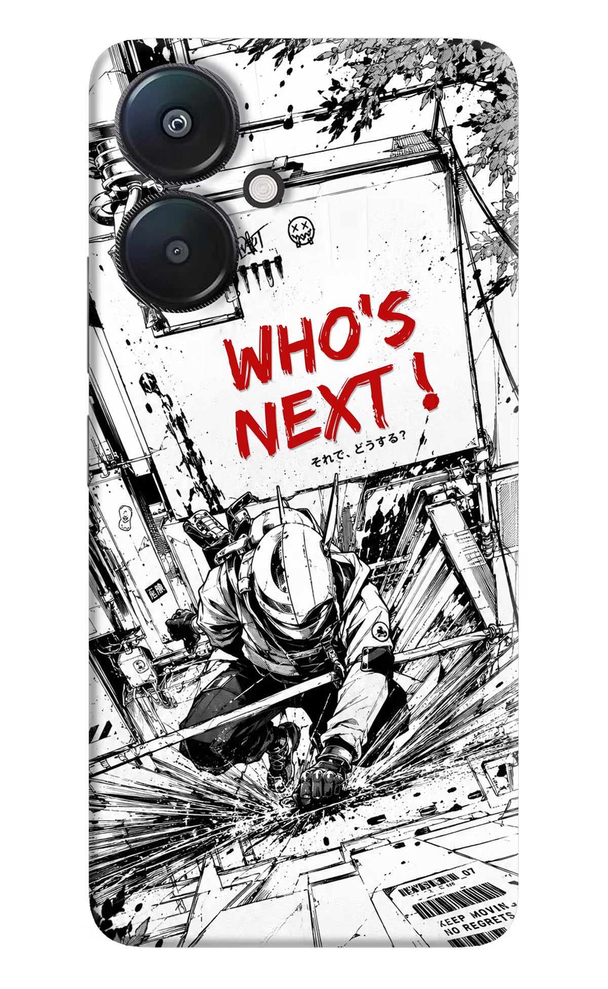 Who's Next Redmi 13C 5G Hard Case Back Cover by Casekaro