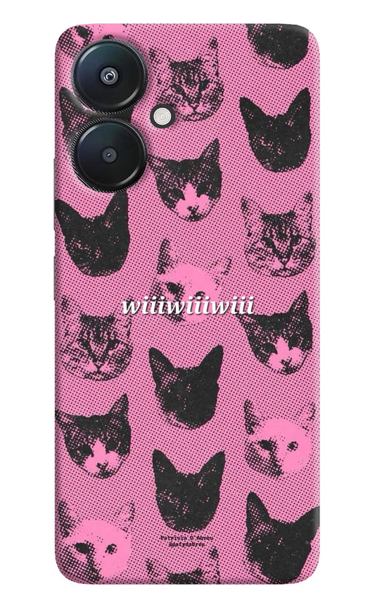 Pink Cats Redmi 13C 5G Back Cover