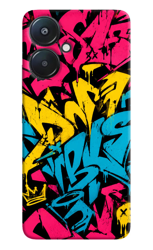 Graffiti Vibe Redmi 13C 5G Hard Case Back Cover by Casekaro