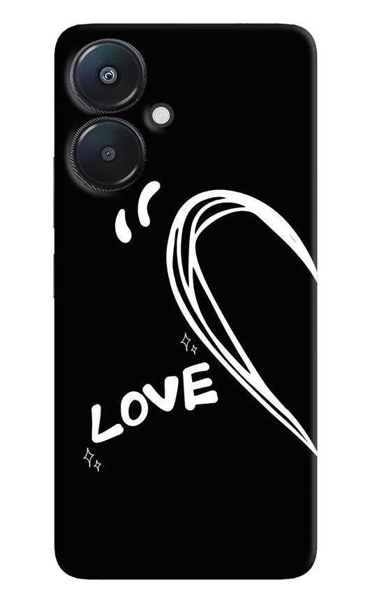 Love Line Redmi 13C 5G Hard Case Back Cover by Casekaro