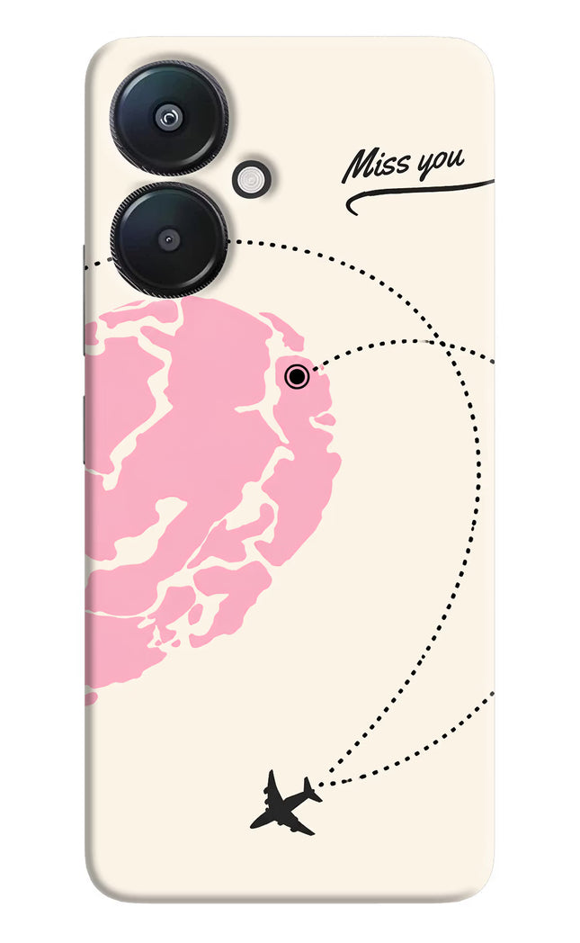 Miss Orbit Redmi 13C 5G Hard Case Back Cover by Casekaro