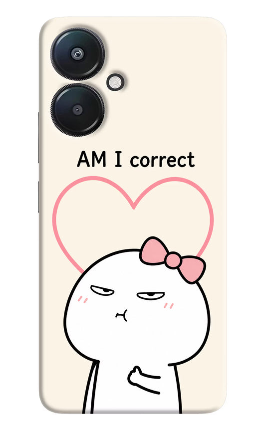 Always Right Redmi 13C 5G Hard Case Back Cover by Casekaro